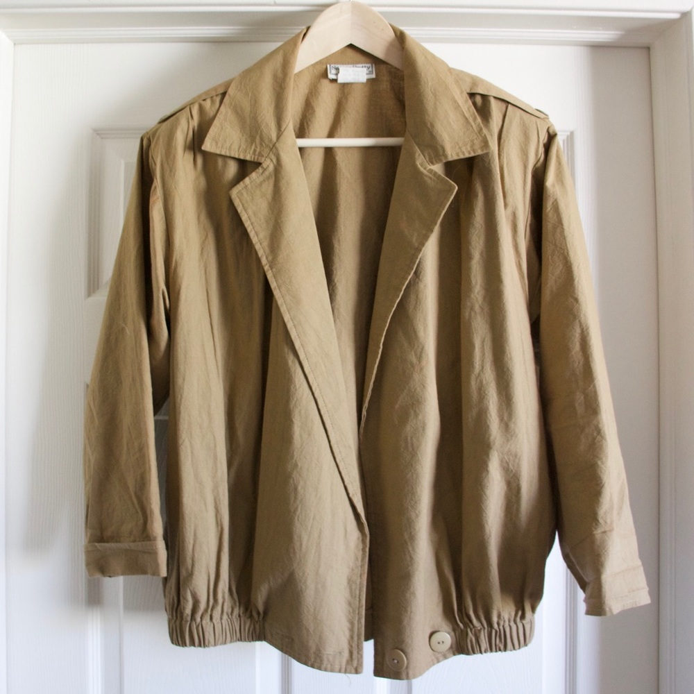 Tan vintage jacket
